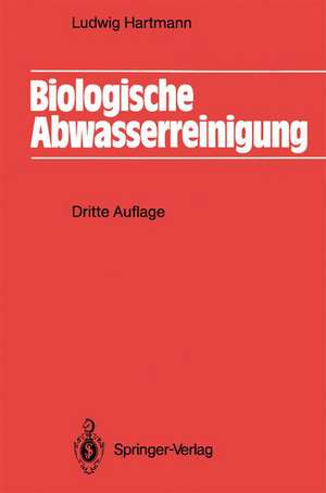 Biologische Abwasserreinigung de Ludwig Hartmann