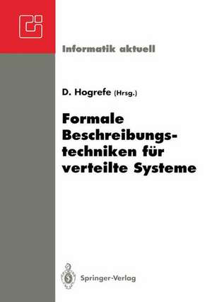 Formale Beschreibungstechniken für verteilte Systeme de Dieter Hogrefe