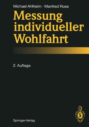 Messung individueller Wohlfahrt de Michael Ahlheim