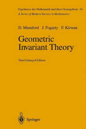 Geometric Invariant Theory de David Mumford