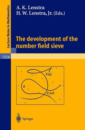 The Development of the Number Field Sieve de Arjen K. Lenstra