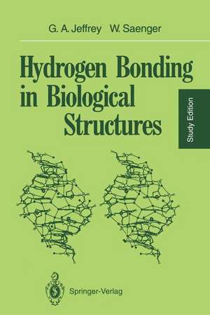 Hydrogen Bonding in Biological Structures de George A. Jeffrey