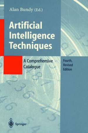 Artificial Intelligence Techniques: A Comprehensive Catalogue de Alan Bundy