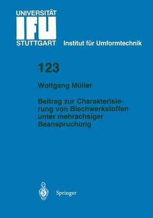 Beitrag zur Charakterisierung von Blechwerkstoffen unter mehrachsiger Beanspruchung de K. Pöhlandt