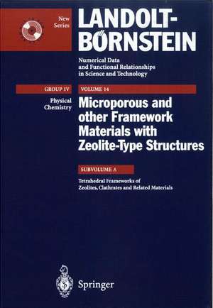 Tetrahedral Frameworks of Zeolites, Clathrates and Related Materials de J. V. Smith