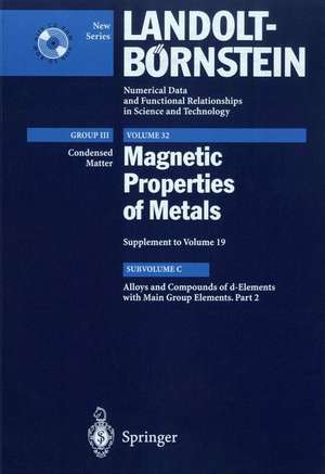 Alloys and Compounds of d-Elements with Main Group Elements. Part 2 de H.P.J. Wijn