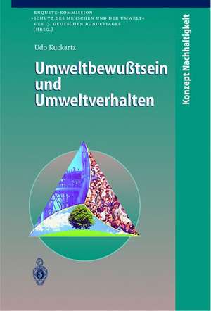 Umweltbewußtsein und Umweltverhalten de Udo Kuckartz