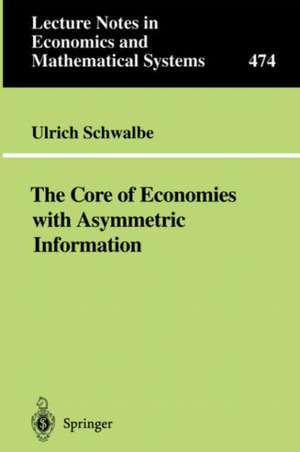 The Core of Economies with Asymmetric Information de Ulrich Schwalbe