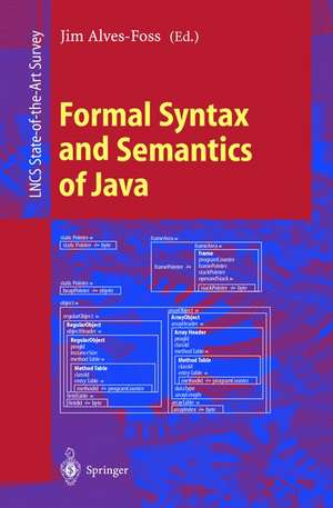 Formal Syntax and Semantics of Java de Jim Alves-Foss