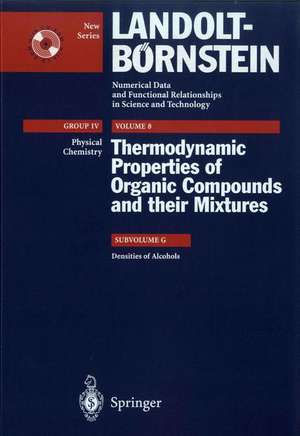 Densities of Alcohols de M. Frenkel