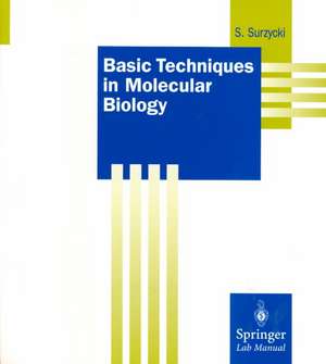 Basic Techniques in Molecular Biology de Stefan Surzycki