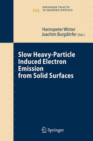 Slow Heavy-Particle Induced Electron Emission from Solid Surfaces de Hannspeter Winter