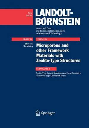 Zeolite-Type Crystal Structures and their Chemistry. Framework Type Codes RON to STI de Werner Baur