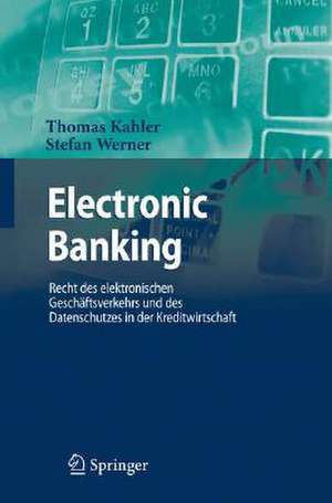 Electronic Banking und Datenschutz: Rechtsfragen und Praxis de Thomas Kahler