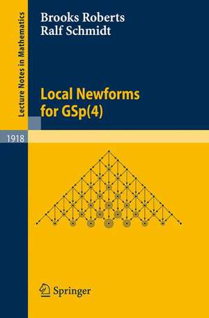 Local Newforms for GSp(4) de Brooks Roberts