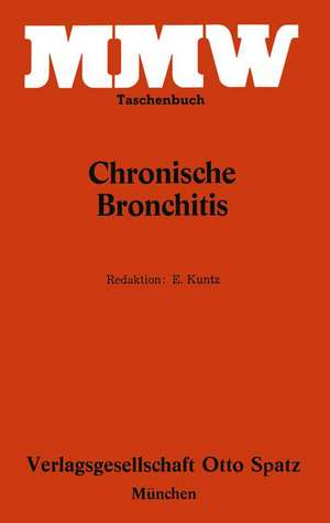 Chronische Bronchitis de E. Kuntz