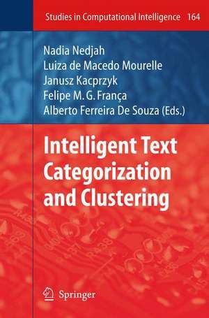 Intelligent Text Categorization and Clustering de Felipe M. G. França