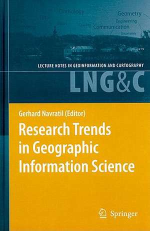 Research Trends in Geographic Information Science de Gerhard Navratil