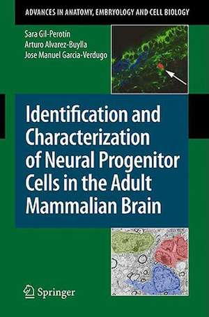 Identification and Characterization of Neural Progenitor Cells in the Adult Mammalian Brain de Sara Gil-Perotín