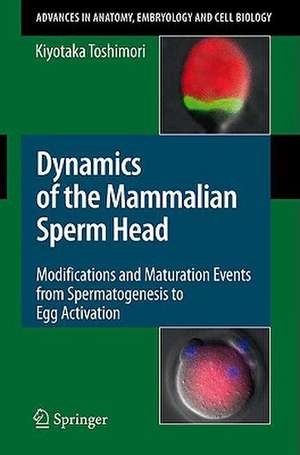 Dynamics of the Mammalian Sperm Head: Modifications and Maturation Events From Spermatogenesis to Egg Activation de Kiyotaka Toshimori