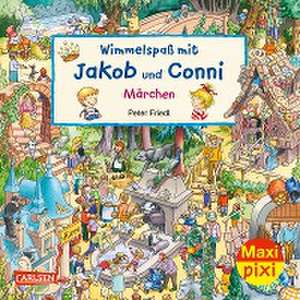 Maxi Pixi 377: VE 5: Wimmelspaß mit Jakob und Conni: Märchen (5 Exemplare) de Carlotta Schade