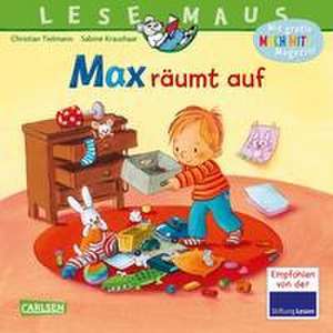 LESEMAUS 119: Max räumt auf de Christian Tielmann