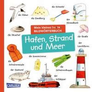 Mein kleines buntes Bildwörterbuch: Hafen, Strand und Meer de Christine Bietz