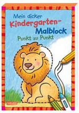 Mein dicker Kindergarten-Malblock: Punkt zu Punkt de Eva Muszynski