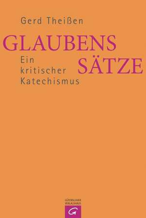 Glaubenssätze de Gerd Theißen