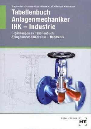 Tabellenbuch Anlagenmechaniker IHK - Industrie de M. Bruckes