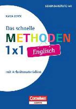 Fachmethoden: Das schnelle Methoden-1x1 Englisch de Katja Zerck