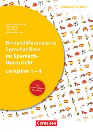 Binnendifferenzierte Sprechanlässe - Sprechkompetenz Sekundarstufe I - Lernjahre 1-4 de Marta García