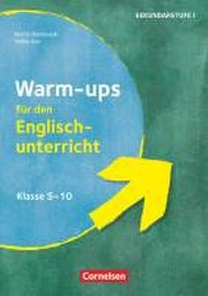 Warm-ups - Aufwärmübungen Fremdsprachen - Englisch - Klasse 5-10 de Martin Bastkowski