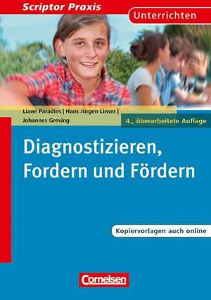 Diagnostizieren, Fordern und Fördern de Lilane Paradies