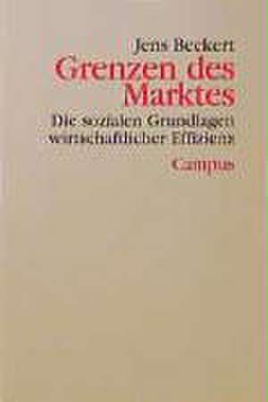 Grenzen des Marktes de Jens Beckert