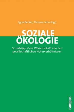 Soziale Ökologie de Egon Becker