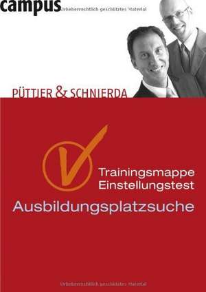 Trainingsmappe Einstellungstest für die Ausbildungsplatzsuche de Christian Püttjer