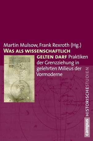 Was als wissenschaftlich gelten darf de Martin Mulsow