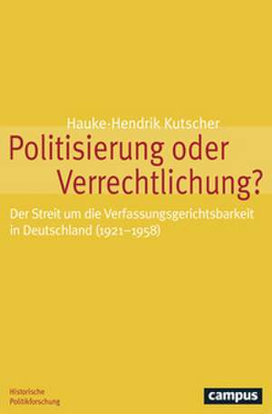 Politisierung oder Verrechtlichung? de Hauke-Hendrik Kutscher