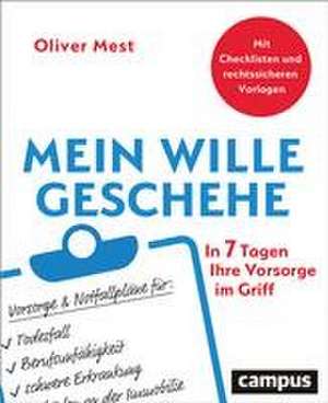 Mein Wille geschehe de Oliver Mest