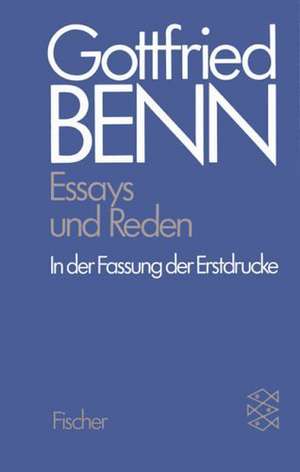 Werkausgabe III. Essays und Reden in der Fassung der Erstdrucke de Bruno Hillebrand