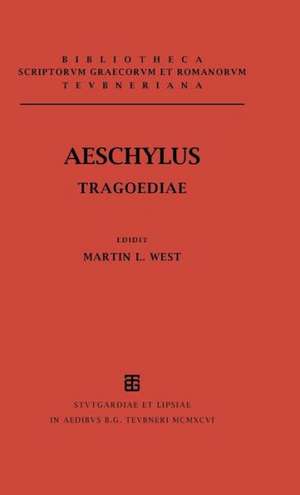 Tragoediae Cum Incerti Poetae Prometheo de Aeschylus