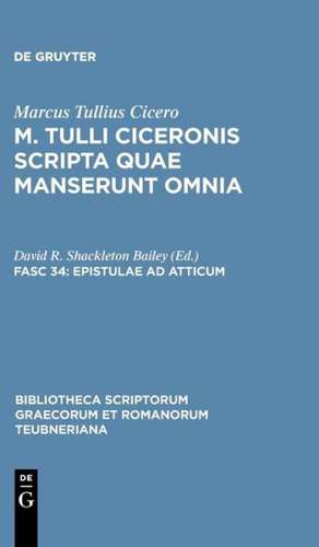 Epistulae ad Atticum de Marcus Tullius Cicero