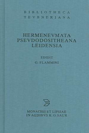 Hermeneumata Pseudodositheana Leidensia de Giuseppe Flammini