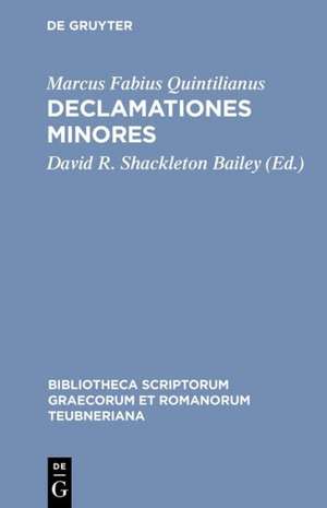 Declamationes Minores de Quintilianus