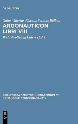 Argonauticon Libri VIII de Valerius Flaccus