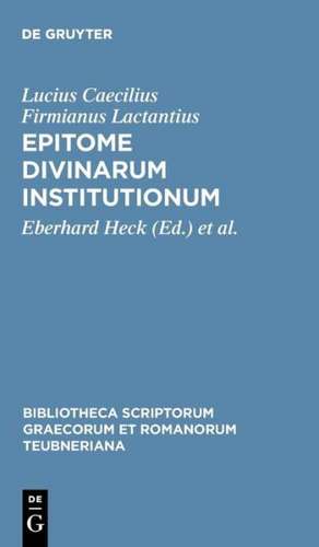 Epitome Divinarum Institutionum de Lactantius