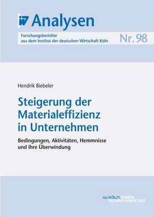 Steigerung der Materialeffizienz in Unternehmen de Hendrik Biebeler