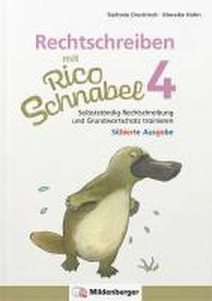 Rechtschreiben mit Rico Schnabel, Klasse 4 - silbierte Ausgabe de Stefanie Drecktrah