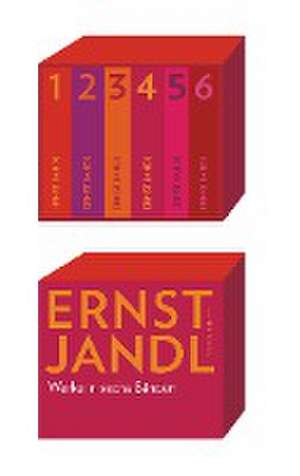 Werke in sechs Bänden (Kassette) de Ernst Jandl